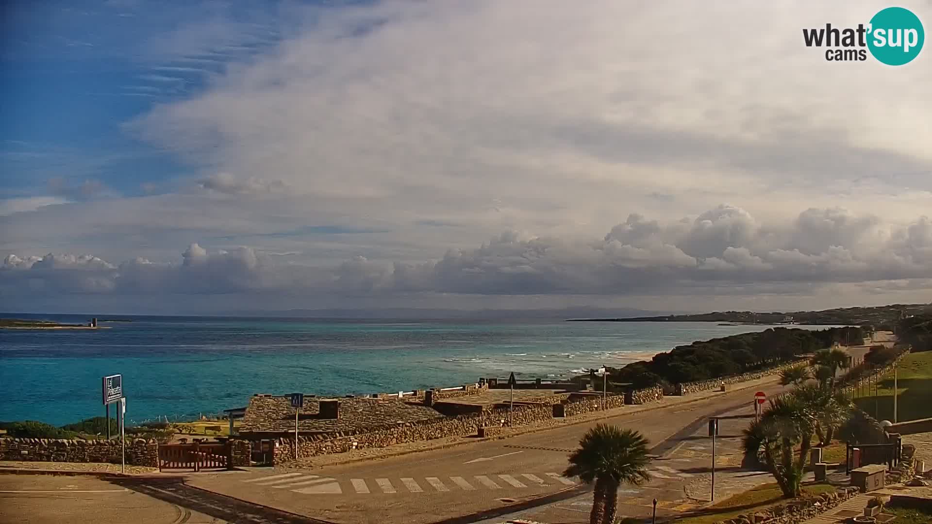 Capo Falcone livecam Stintino – La Pelosa Strand