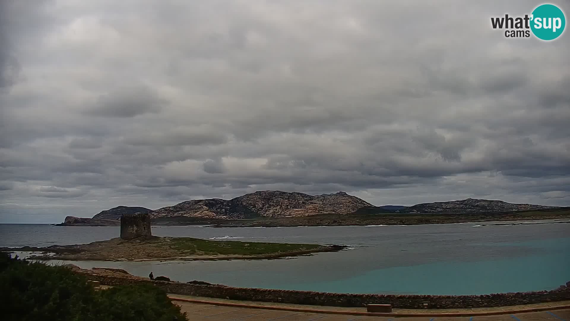 Capo Falcone spletna kamera Stintino – Plaža La Pelosa