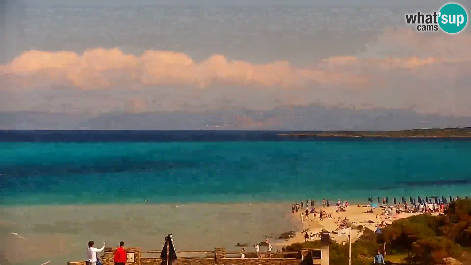 Stintino Webcam en direct Plage de La Pelosa – Sardaigne – Italie