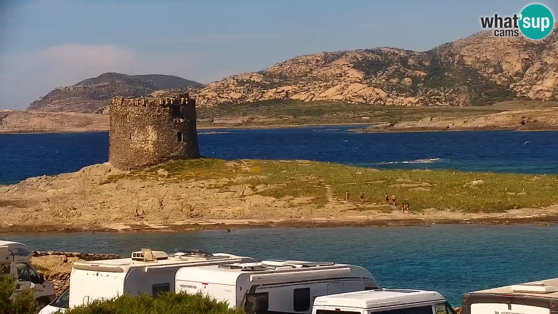 Capo Falcone webcam Stintino – Spiaggia La Pelosa
