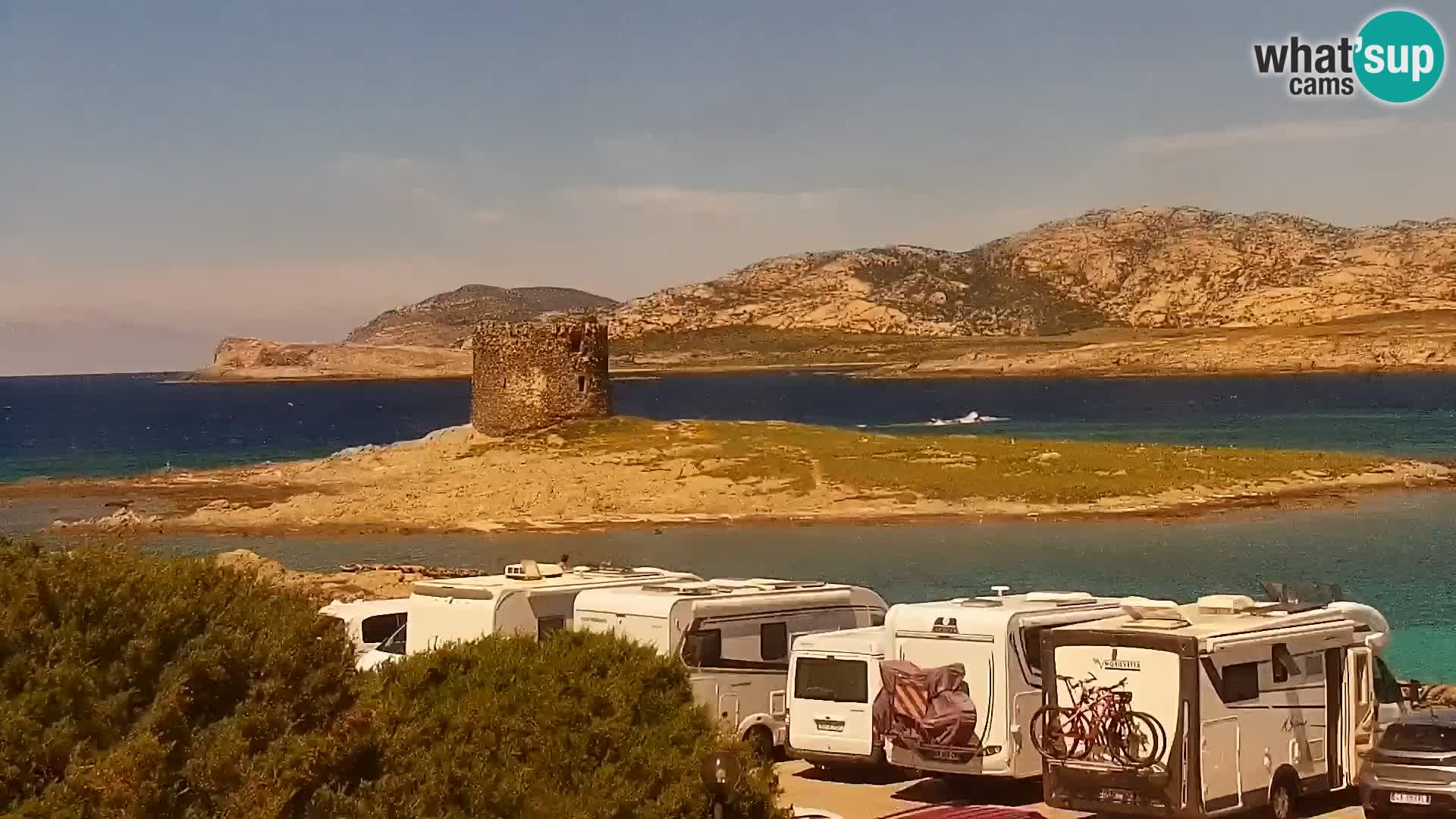 Capo Falcone webcam Stintino – Spiaggia La Pelosa