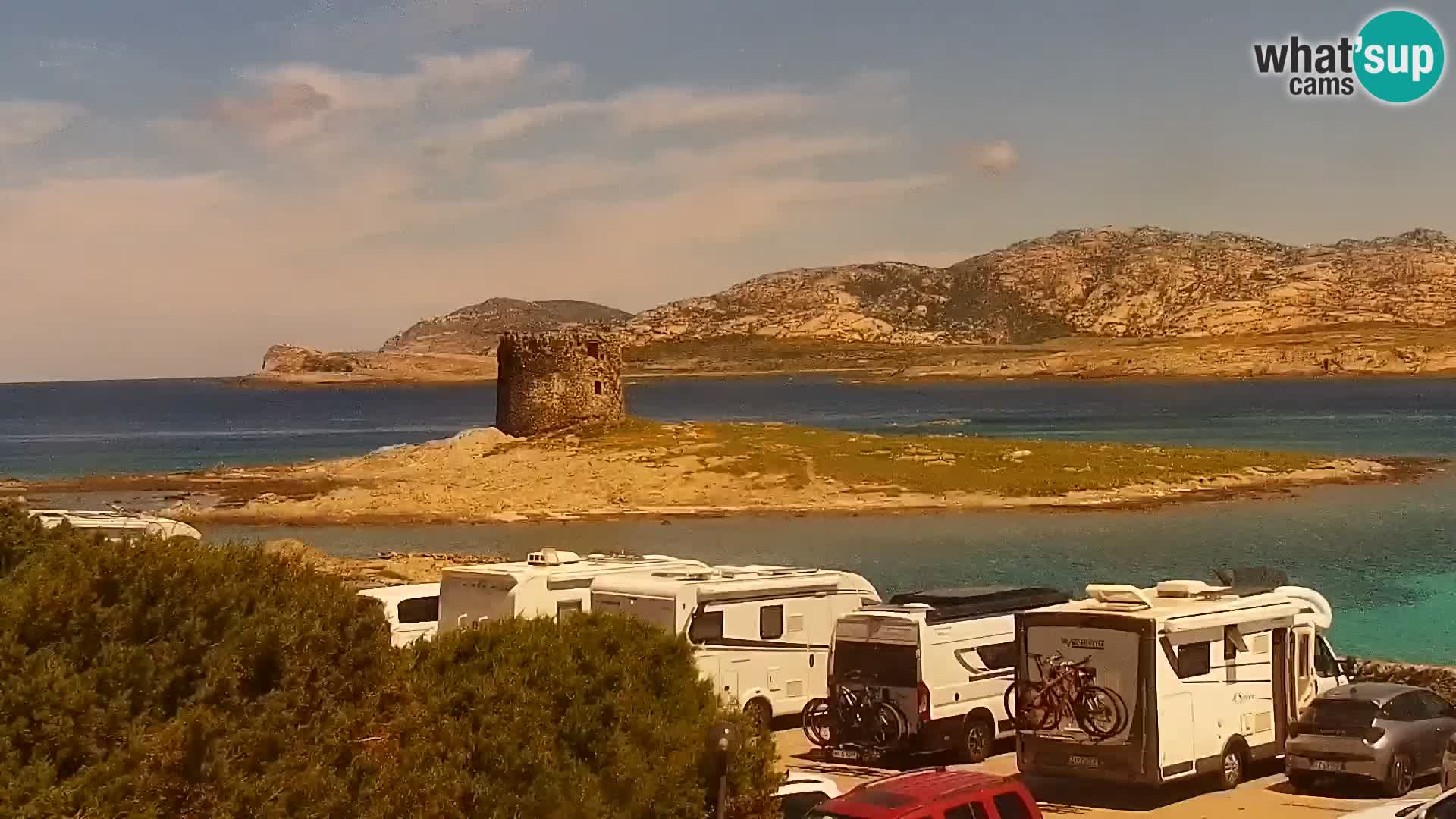 Capo Falcone livecam Stintino – La Pelosa Strand