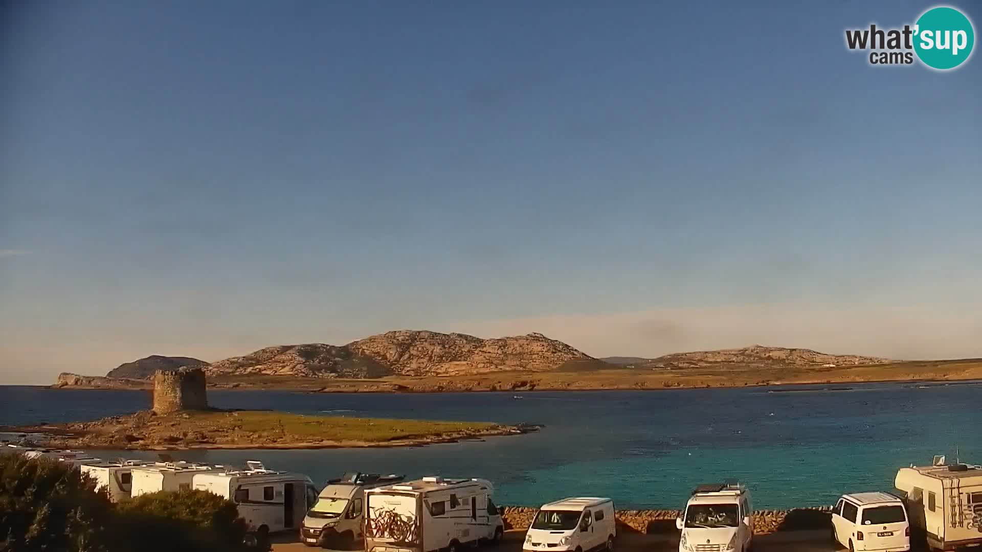 Capo Falcone livecam Stintino – La Pelosa Strand