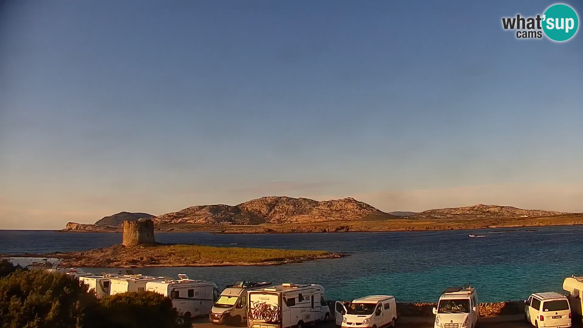 Stintino Web kamera uživo plaža La Pelosa – Sardinija – Italija
