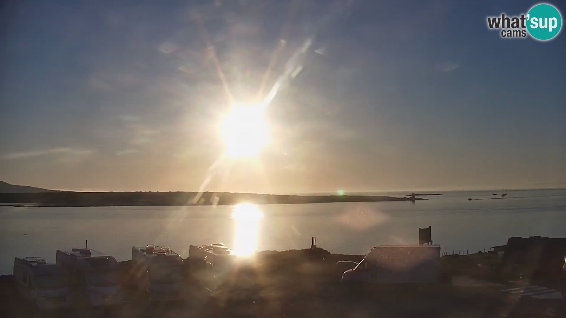 Capo Falcone spletna kamera Stintino – Plaža La Pelosa