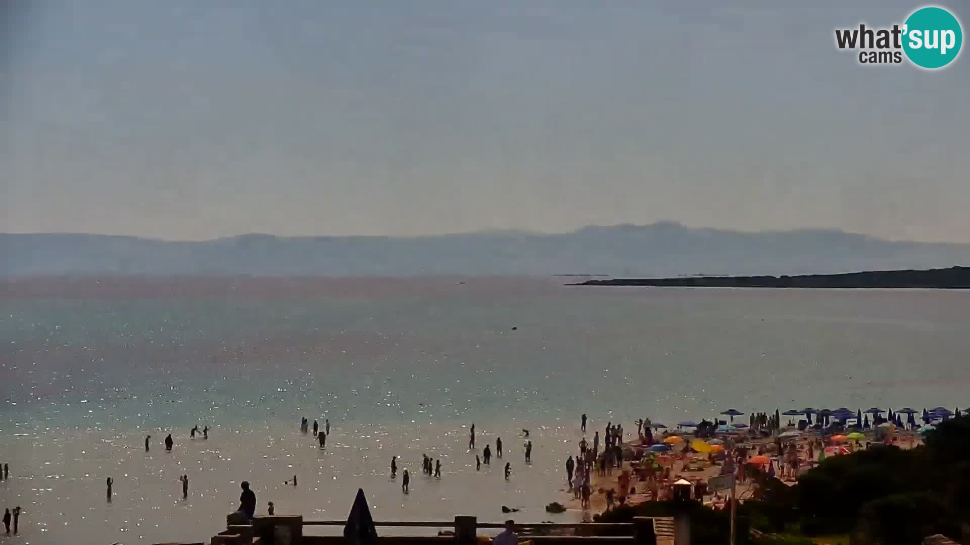 Stintino Web kamera uživo plaža La Pelosa – Sardinija – Italija