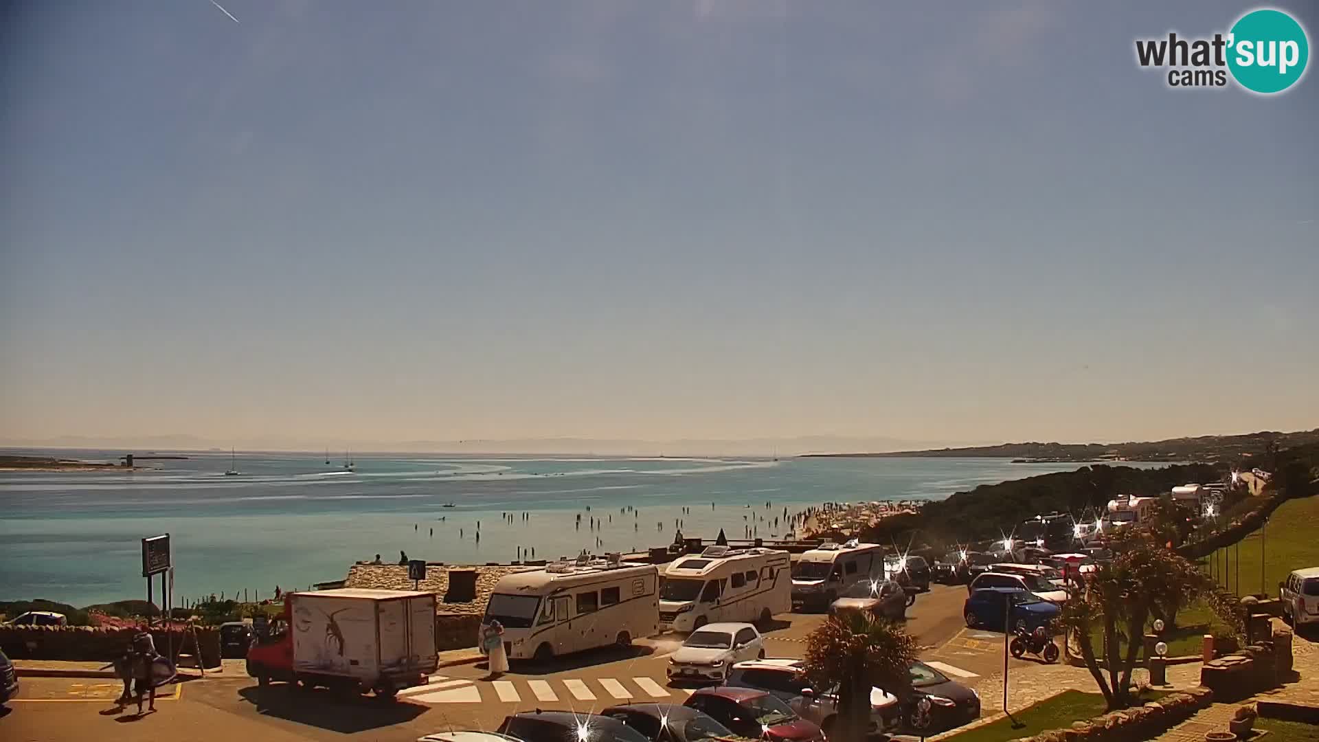 Stintino Live webcam La Pelosa beach – Sardinia – Italy