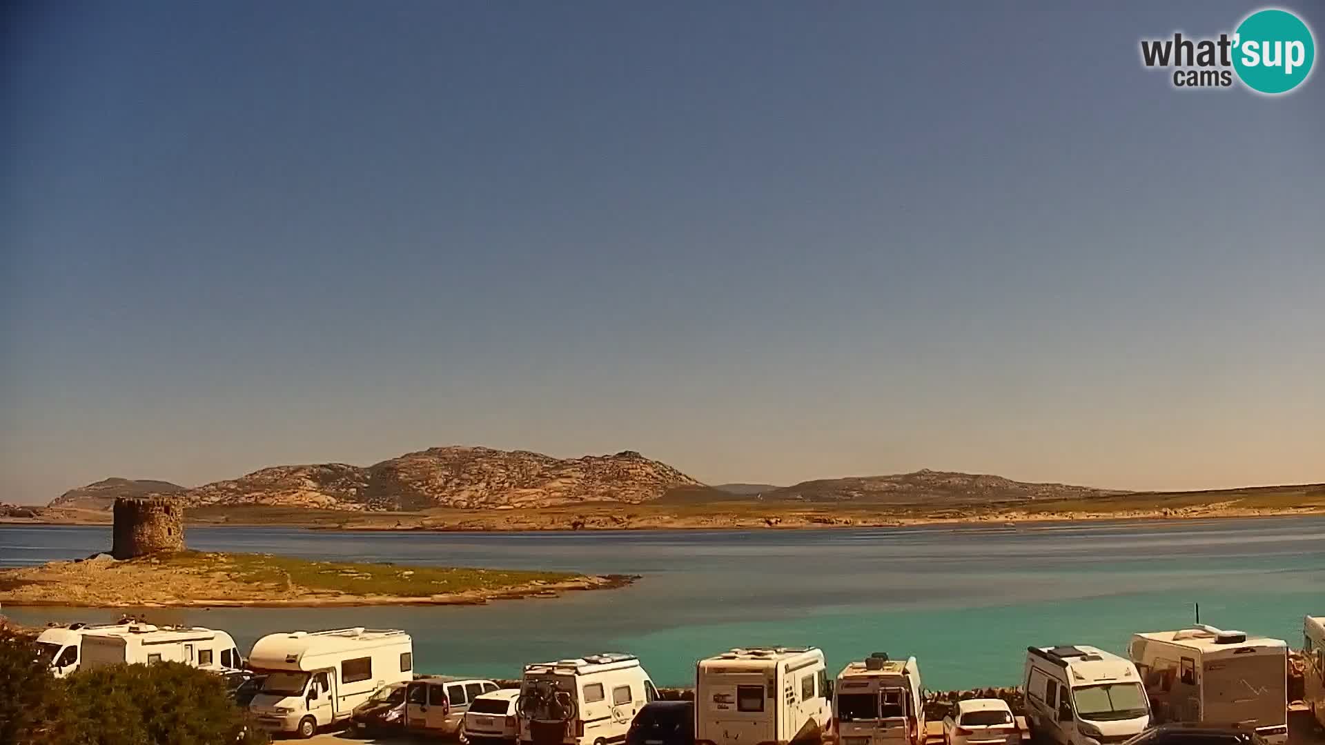 Capo Falcone livecam Stintino – La Pelosa Strand
