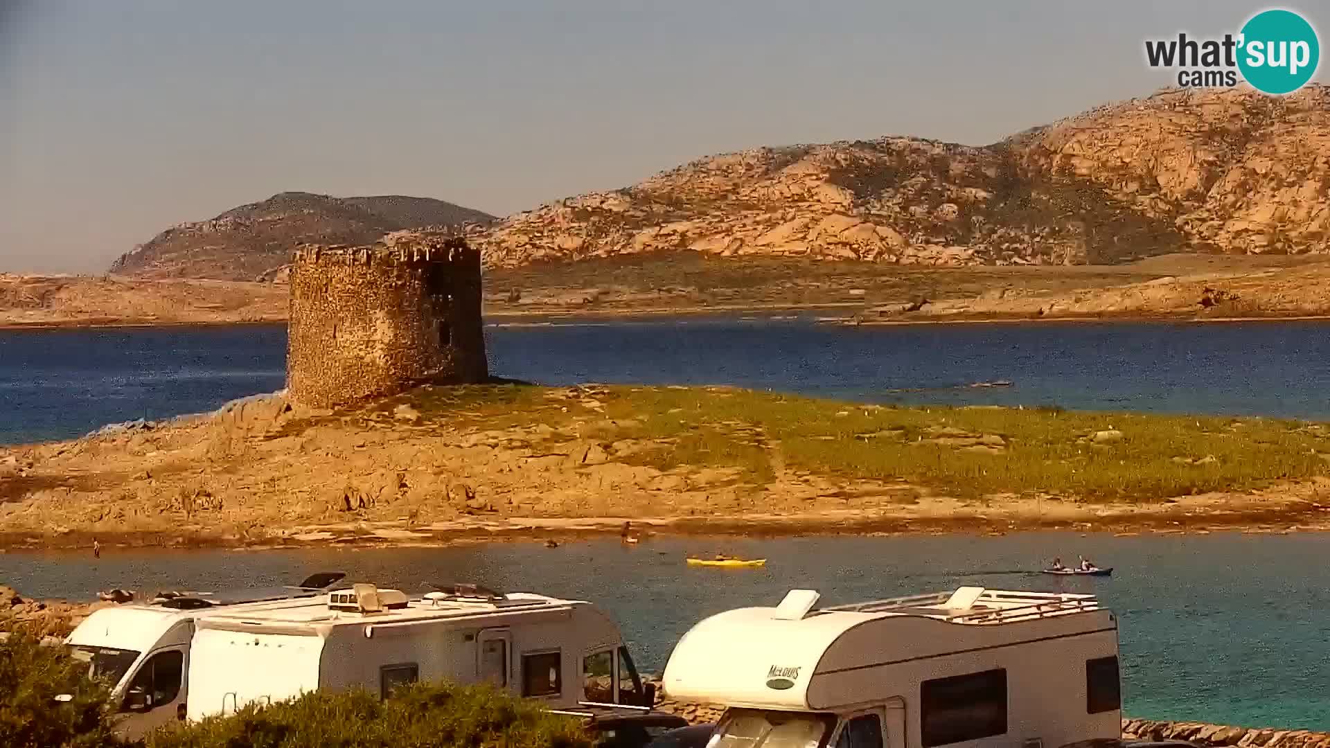 Capo Falcone webcam Stintino – Spiaggia La Pelosa