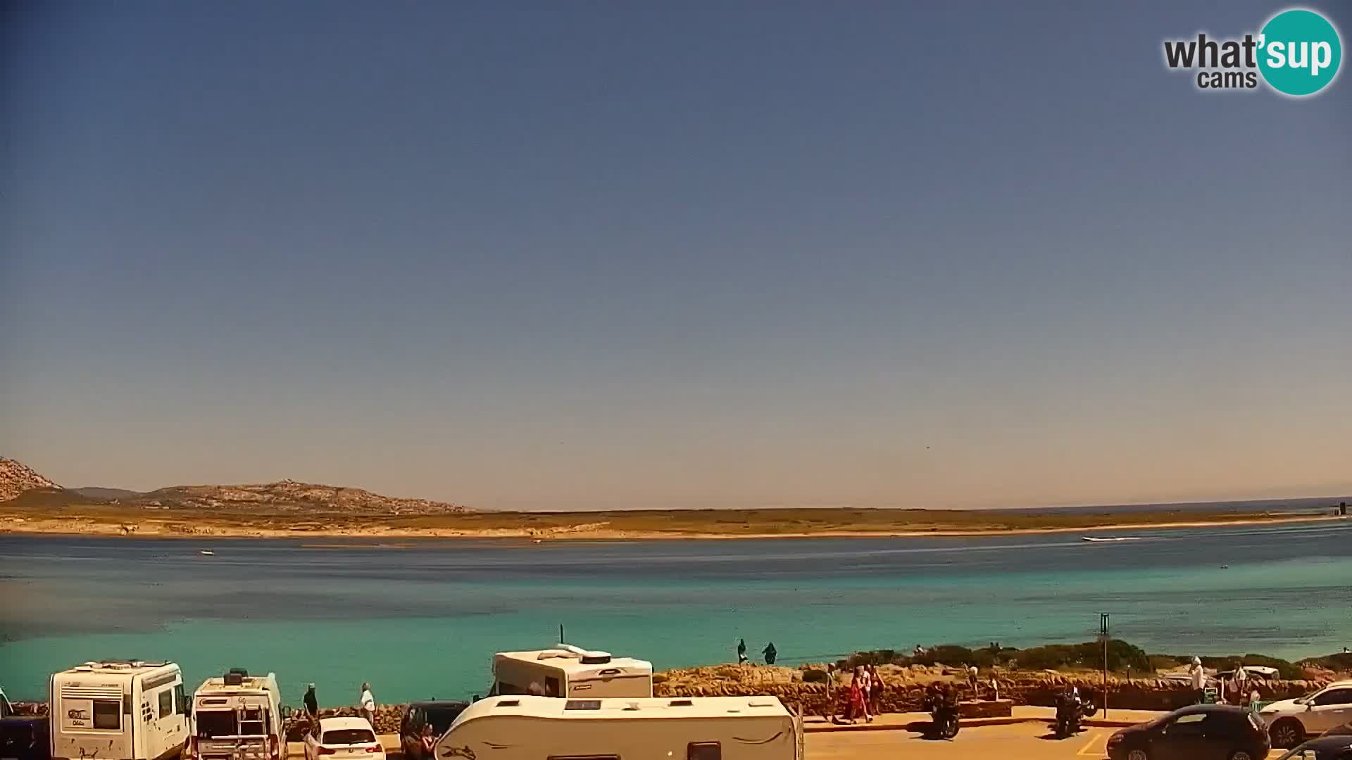 Stintino Cámara web en vivo Playa de La Pelosa – Cerdeña – Italia
