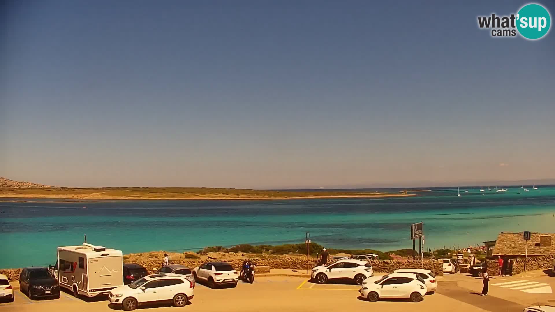 Capo Falcone livecam Stintino – La Pelosa Strand