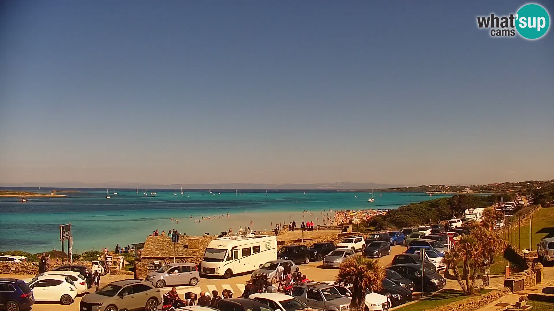 Capo Falcone webcam Stintino – Spiaggia La Pelosa