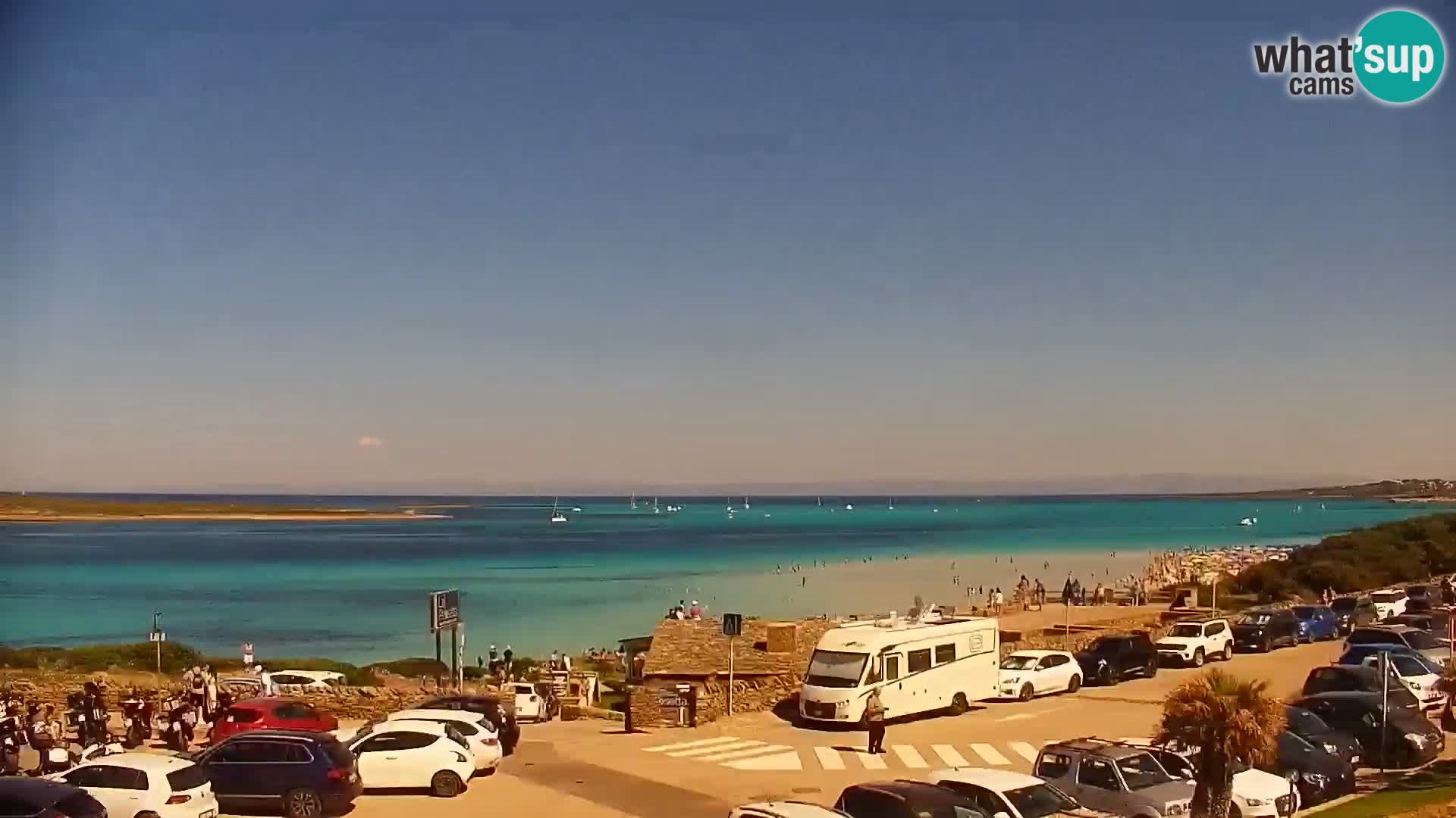 Stintino Webcam en direct Plage de La Pelosa – Sardaigne – Italie