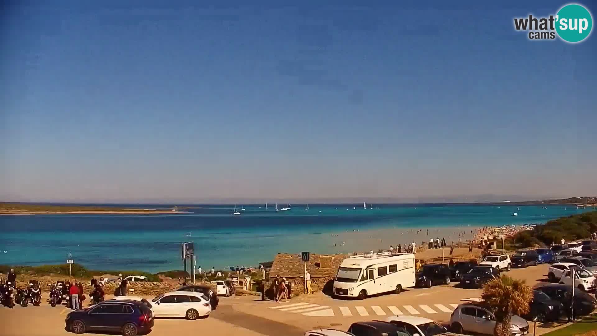 Capo Falcone web kamera Stintino – Plaža La Pelosa