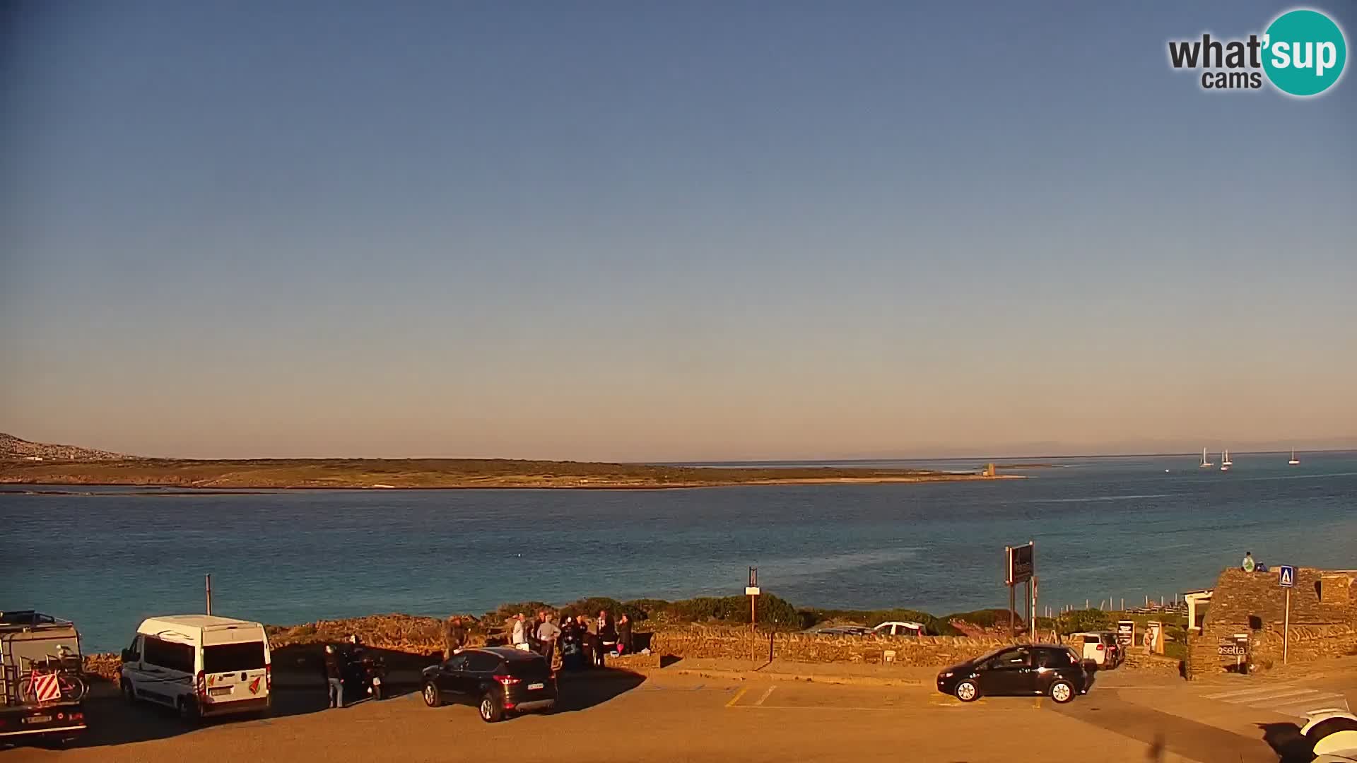 Stintino Cámara web en vivo Playa de La Pelosa – Cerdeña – Italia