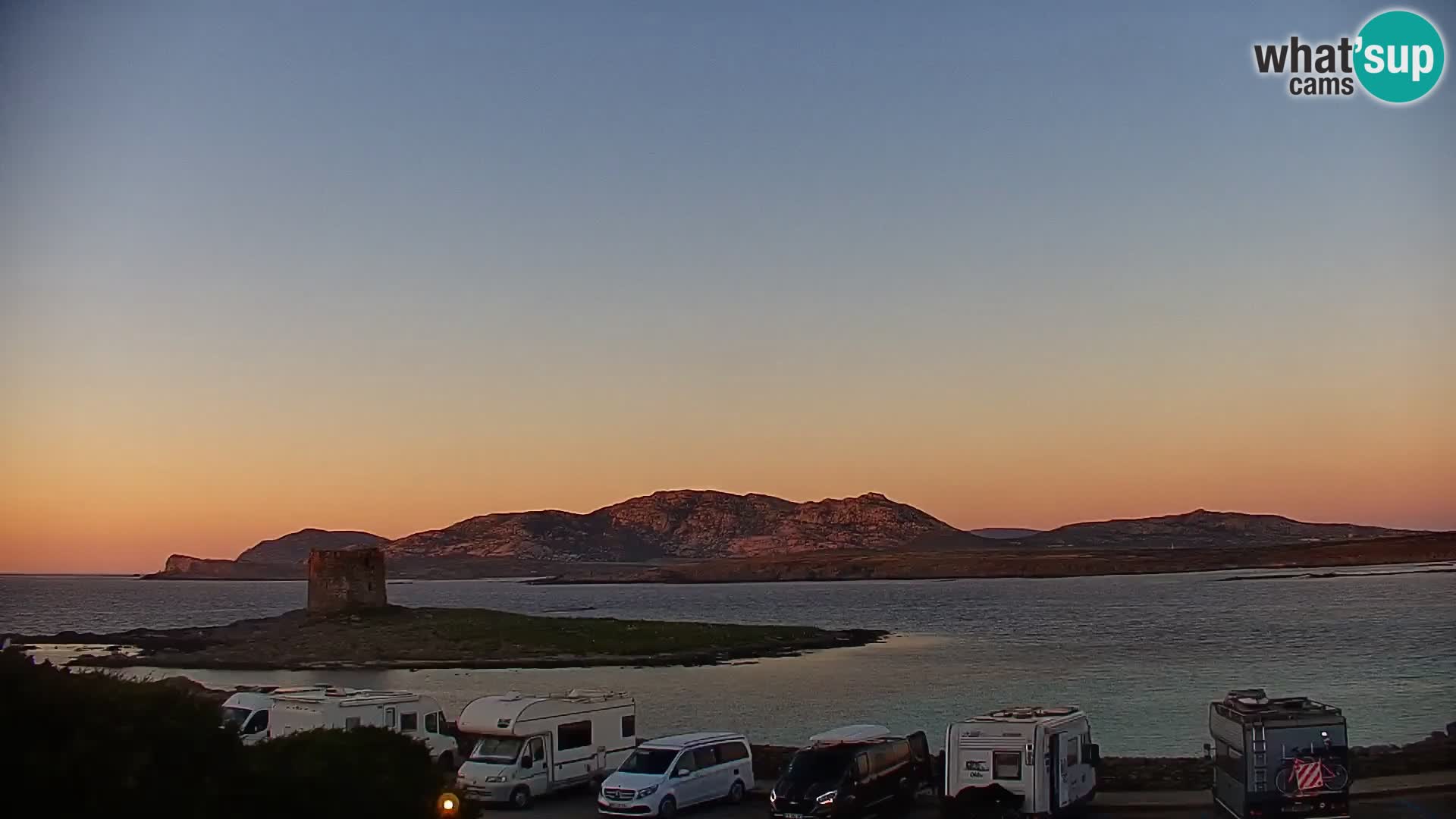 Stintino Webcam en direct Plage de La Pelosa – Sardaigne – Italie