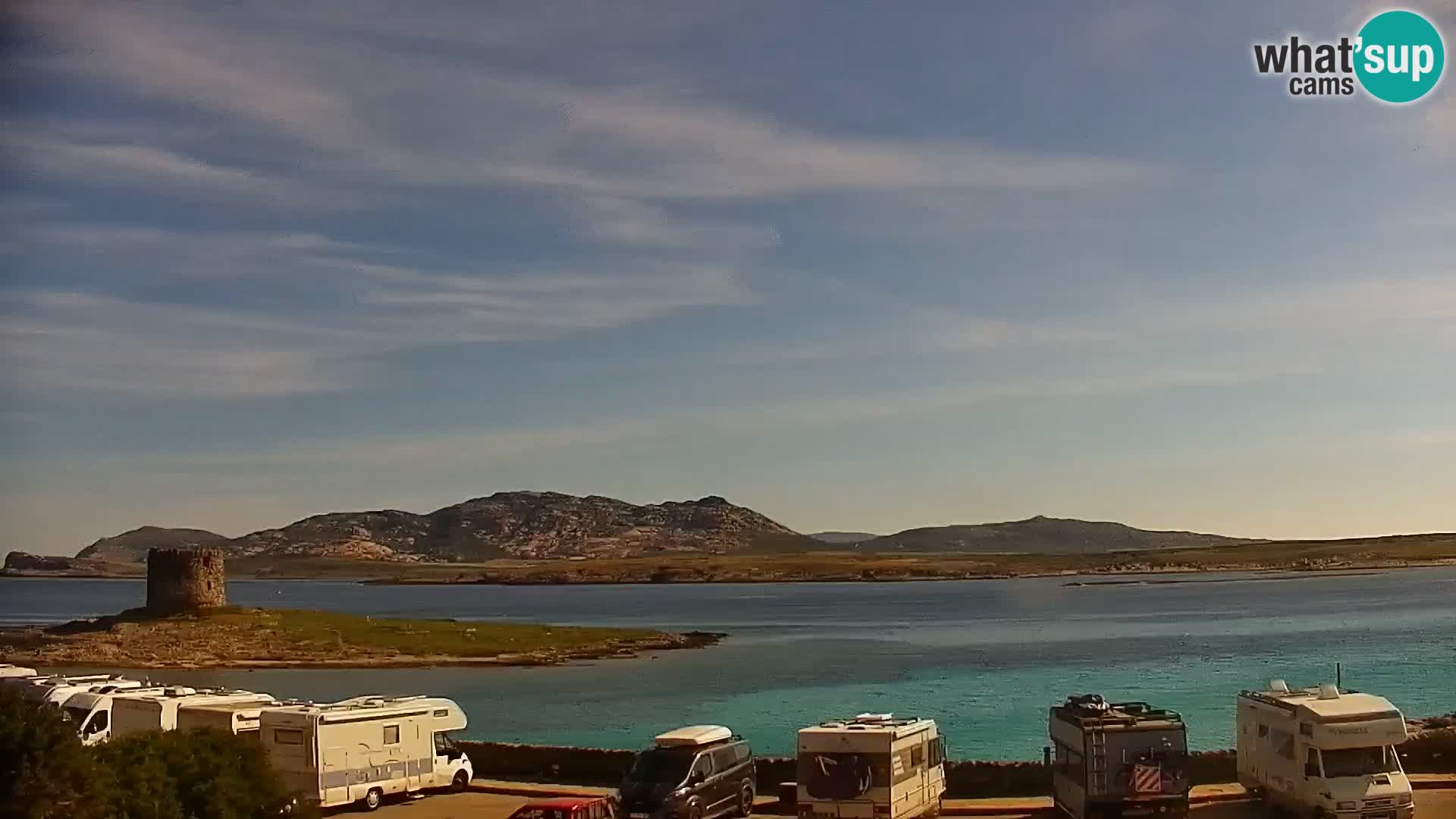 Stintino Webcam en direct Plage de La Pelosa – Sardaigne – Italie