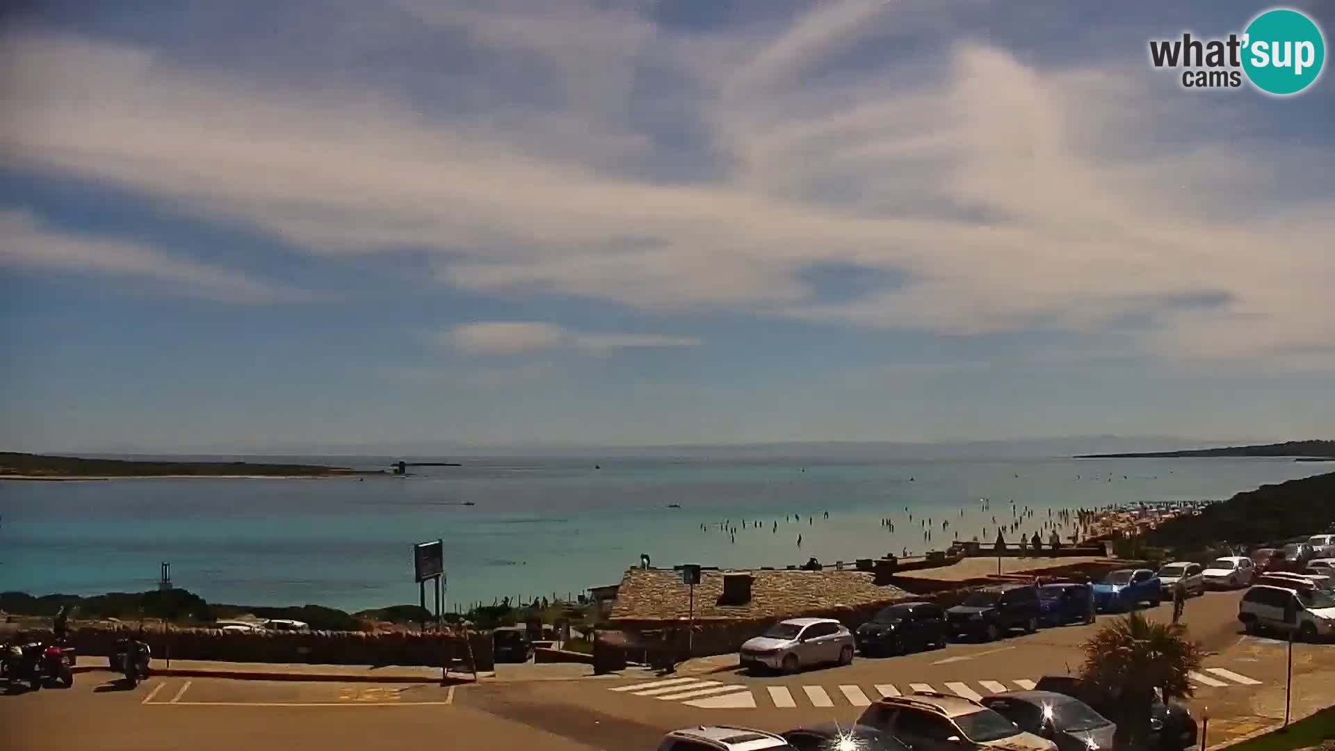 Stintino Cámara web en vivo Playa de La Pelosa – Cerdeña – Italia