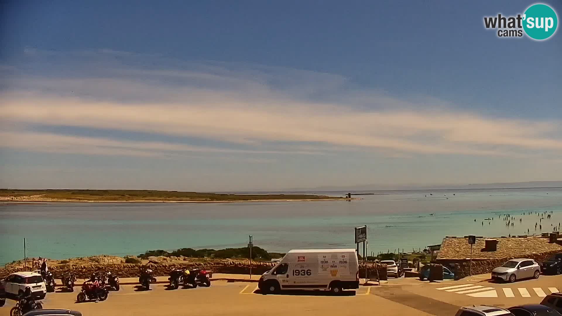 Stintino Cámara web en vivo Playa de La Pelosa – Cerdeña – Italia