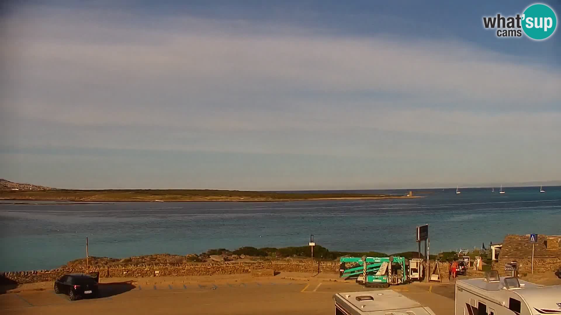 Stintino Live webcam La Pelosa beach – Sardinia – Italy
