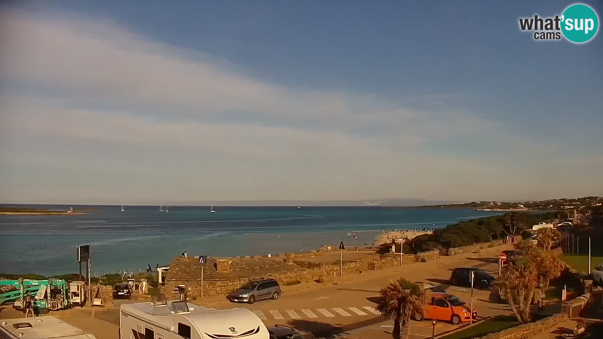 Stintino Live webcam La Pelosa beach – Sardinia – Italy