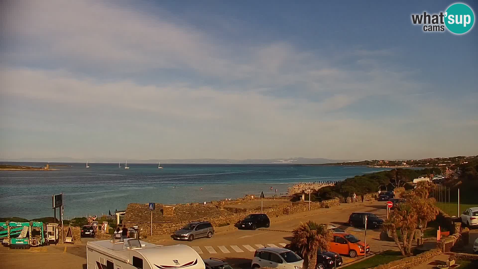Stintino Live webcam La Pelosa beach – Sardinia – Italy