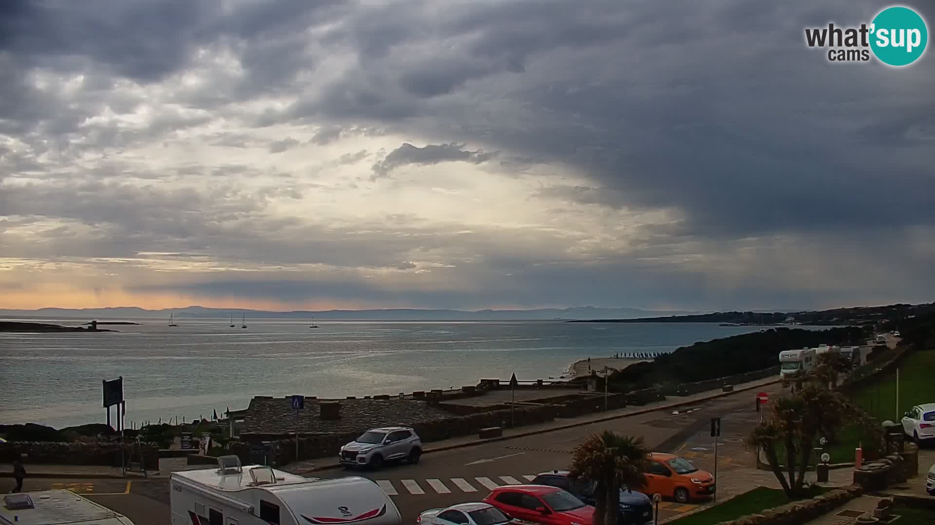 Capo Falcone livecam Stintino – La Pelosa Strand