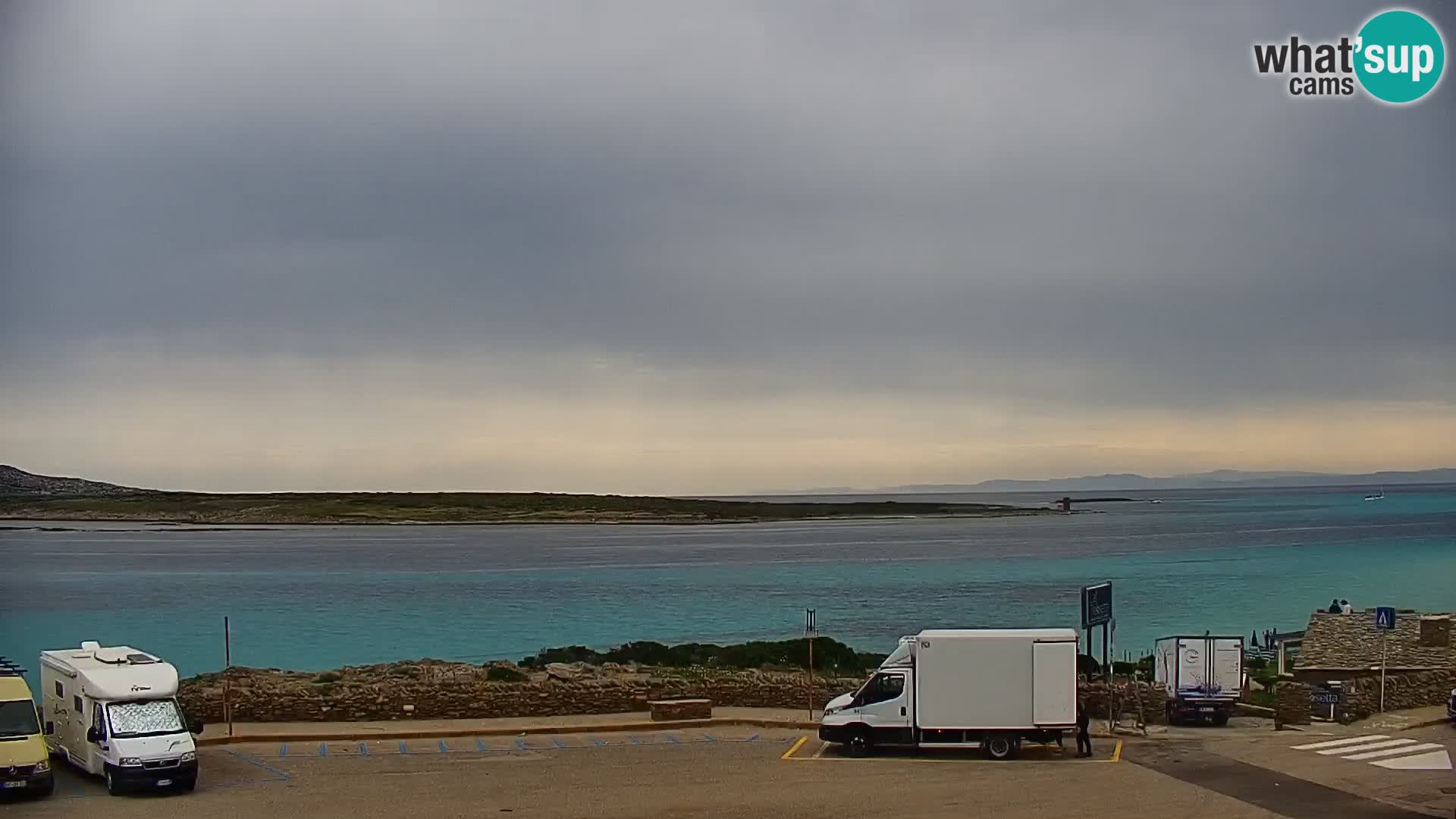 Capo Falcone livecam Stintino – La Pelosa Strand