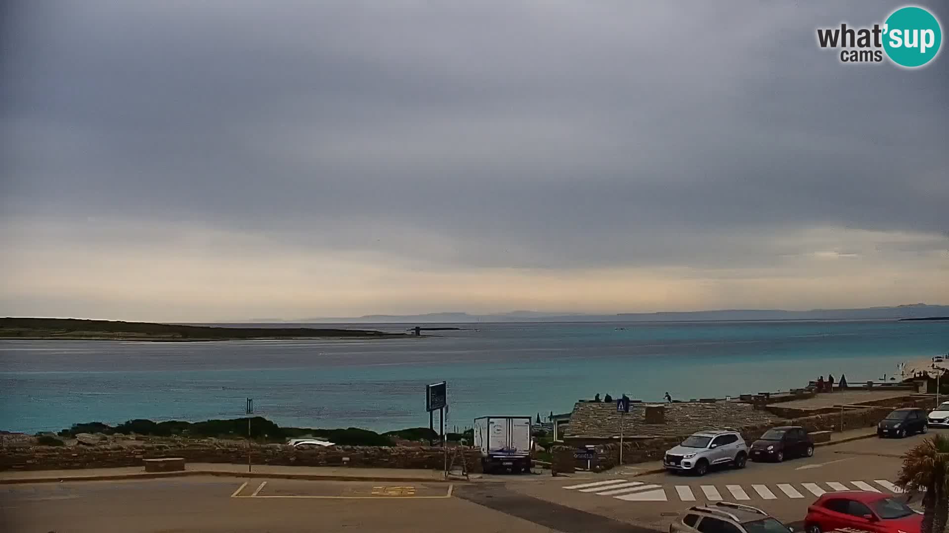 Stintino Webcam en direct Plage de La Pelosa – Sardaigne – Italie