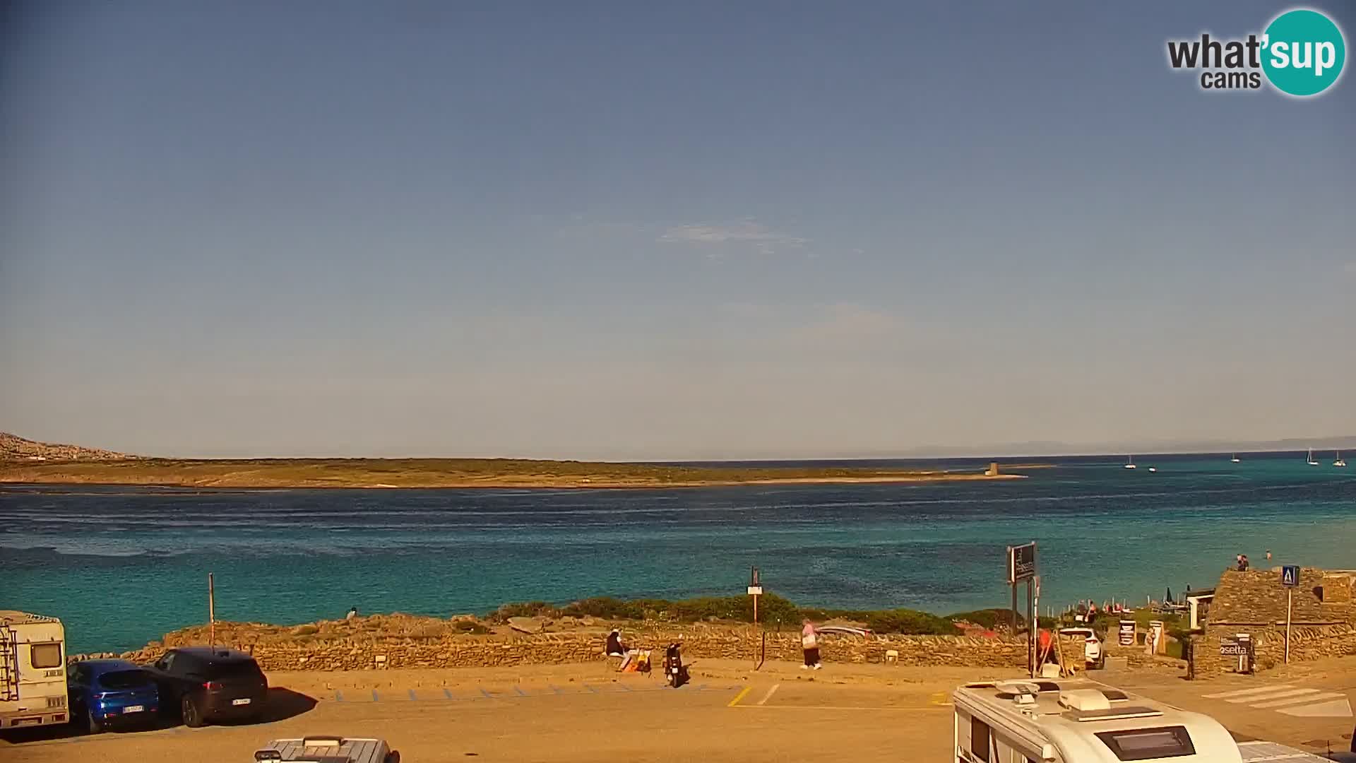Stintino Live webcam La Pelosa beach – Sardinia – Italy