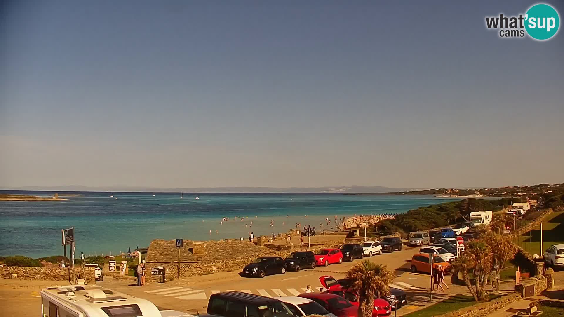 Stintino Webcam en direct Plage de La Pelosa – Sardaigne – Italie