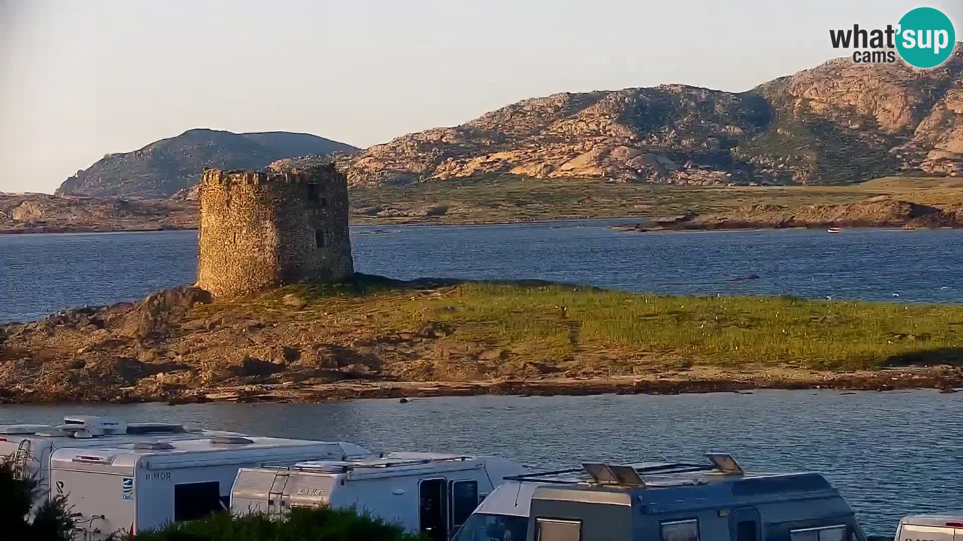 Stintino Cámara web en vivo Playa de La Pelosa – Cerdeña – Italia