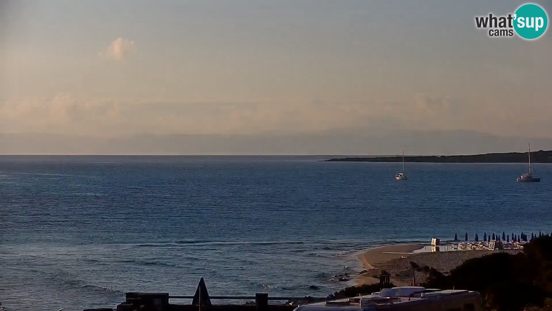 Stintino Webcam en direct Plage de La Pelosa – Sardaigne – Italie