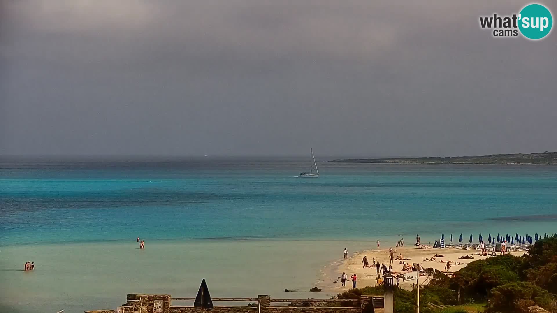 Stintino Cámara web en vivo Playa de La Pelosa – Cerdeña – Italia