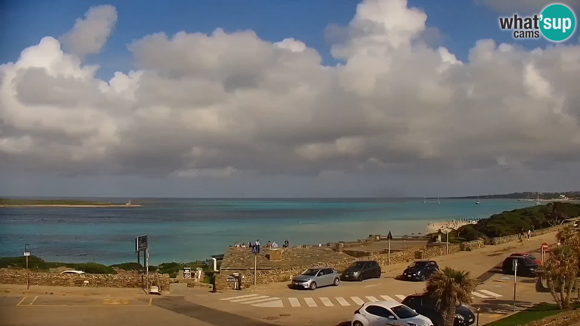 Stintino Webcam en direct Plage de La Pelosa – Sardaigne – Italie