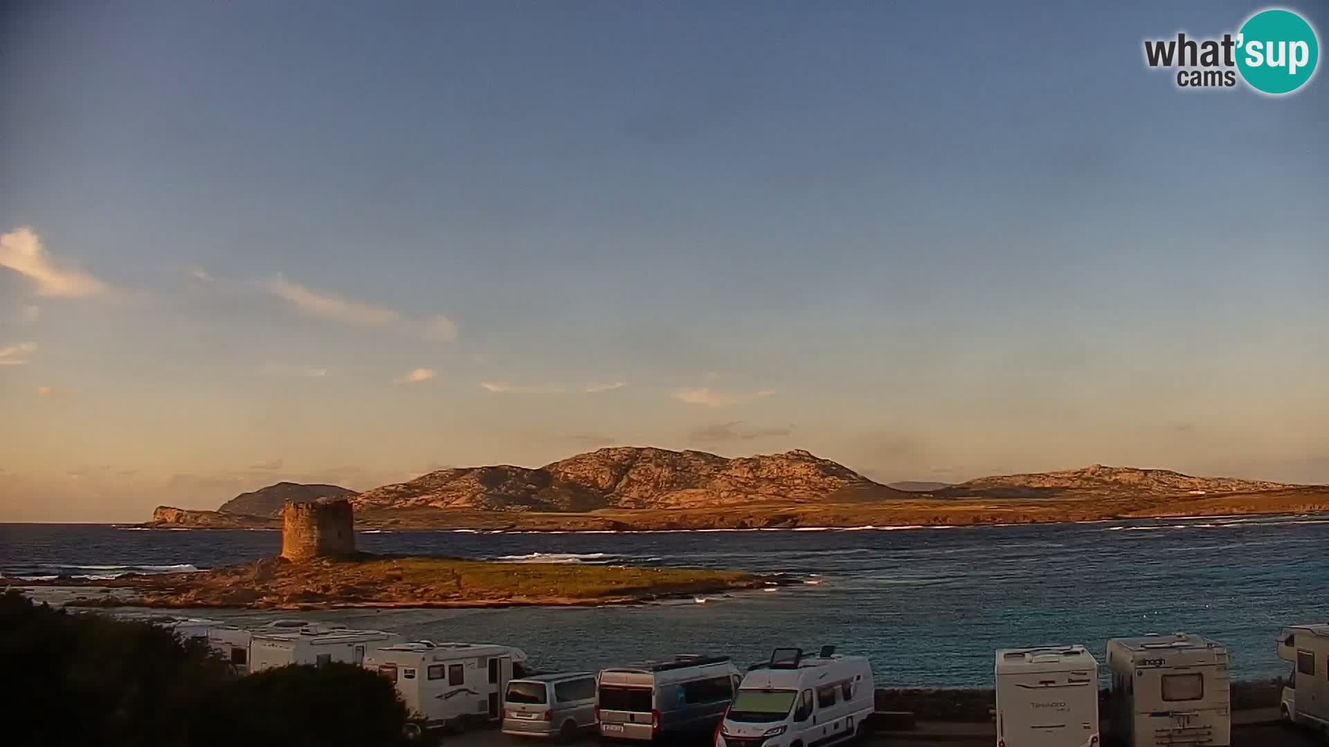 Stintino Web kamera uživo plaža La Pelosa – Sardinija – Italija