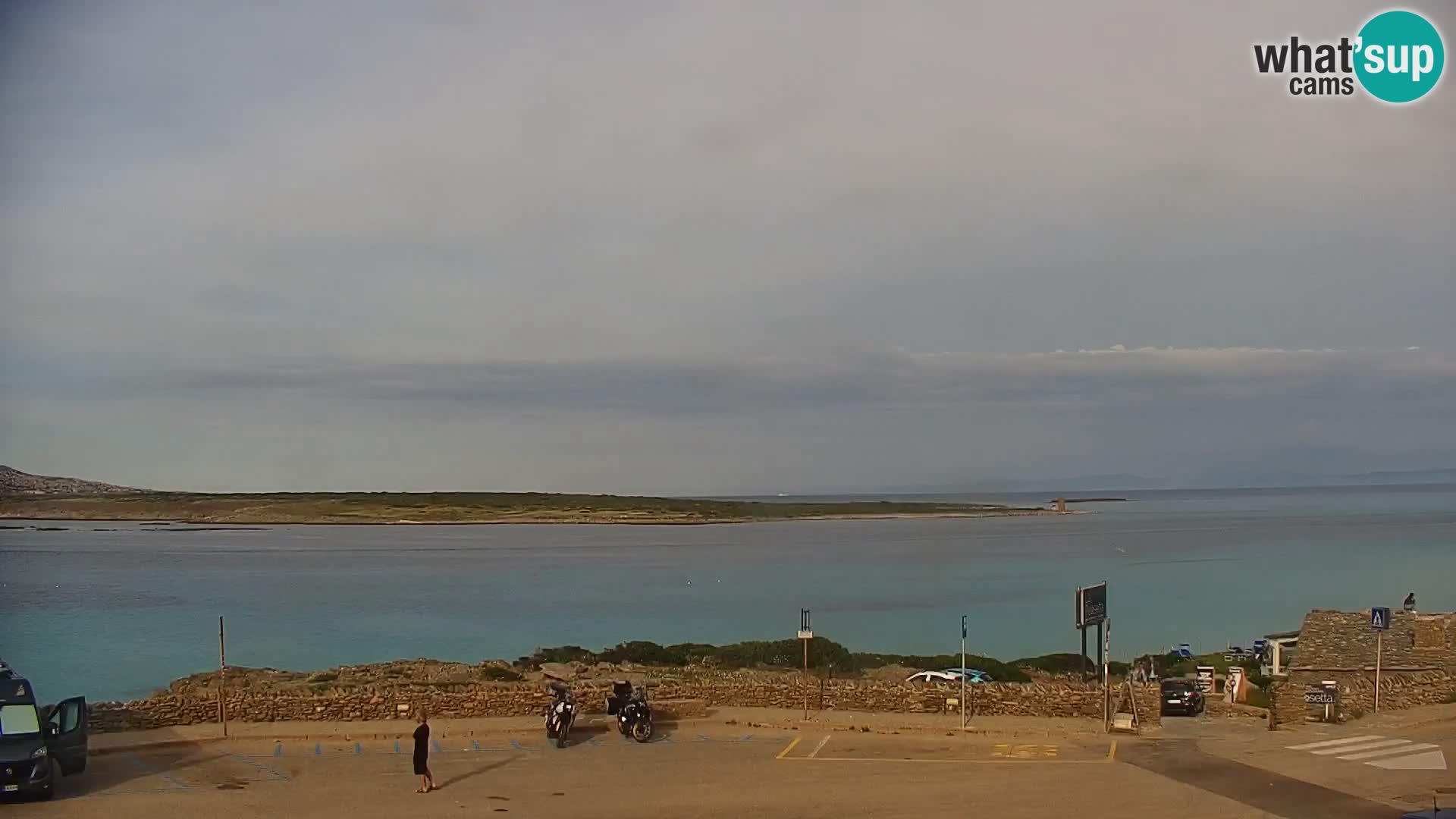 Stintino Cámara web en vivo Playa de La Pelosa – Cerdeña – Italia