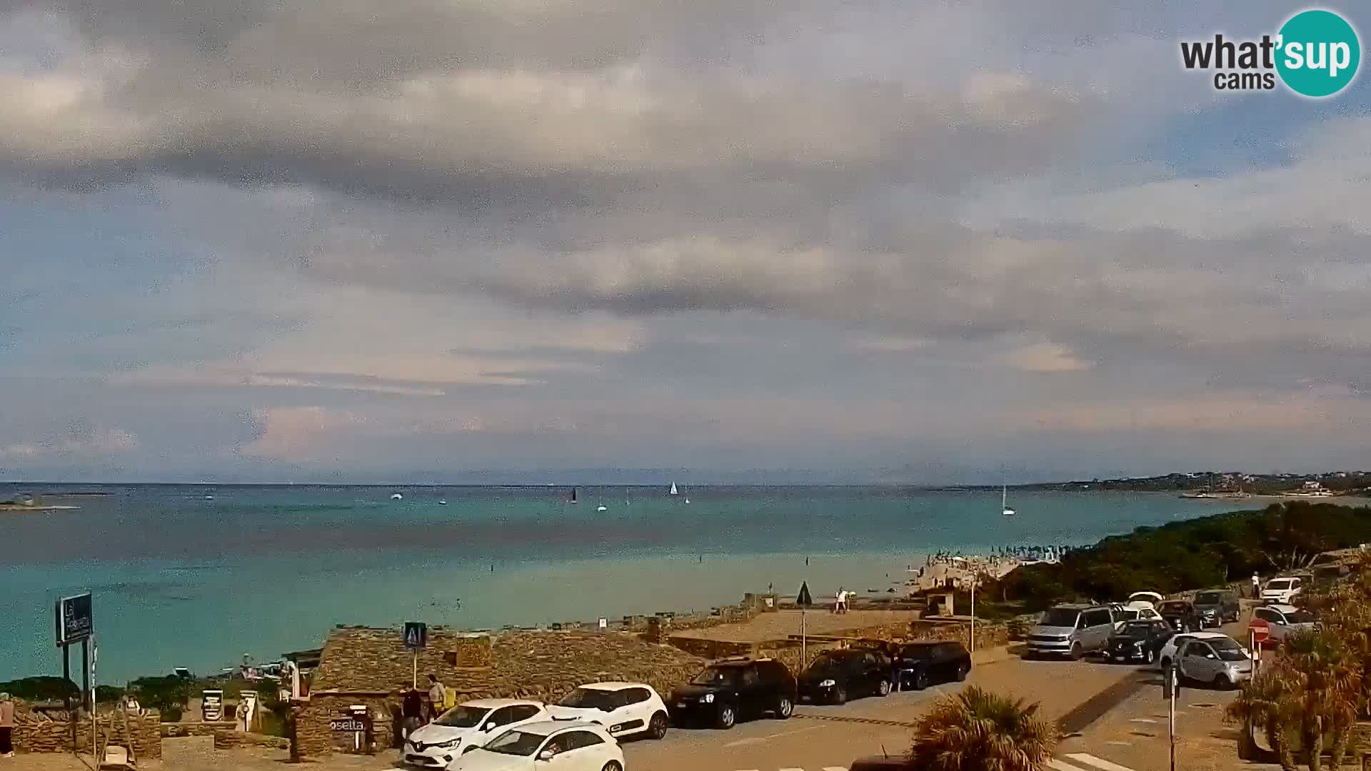 Stintino Cámara web en vivo Playa de La Pelosa – Cerdeña – Italia