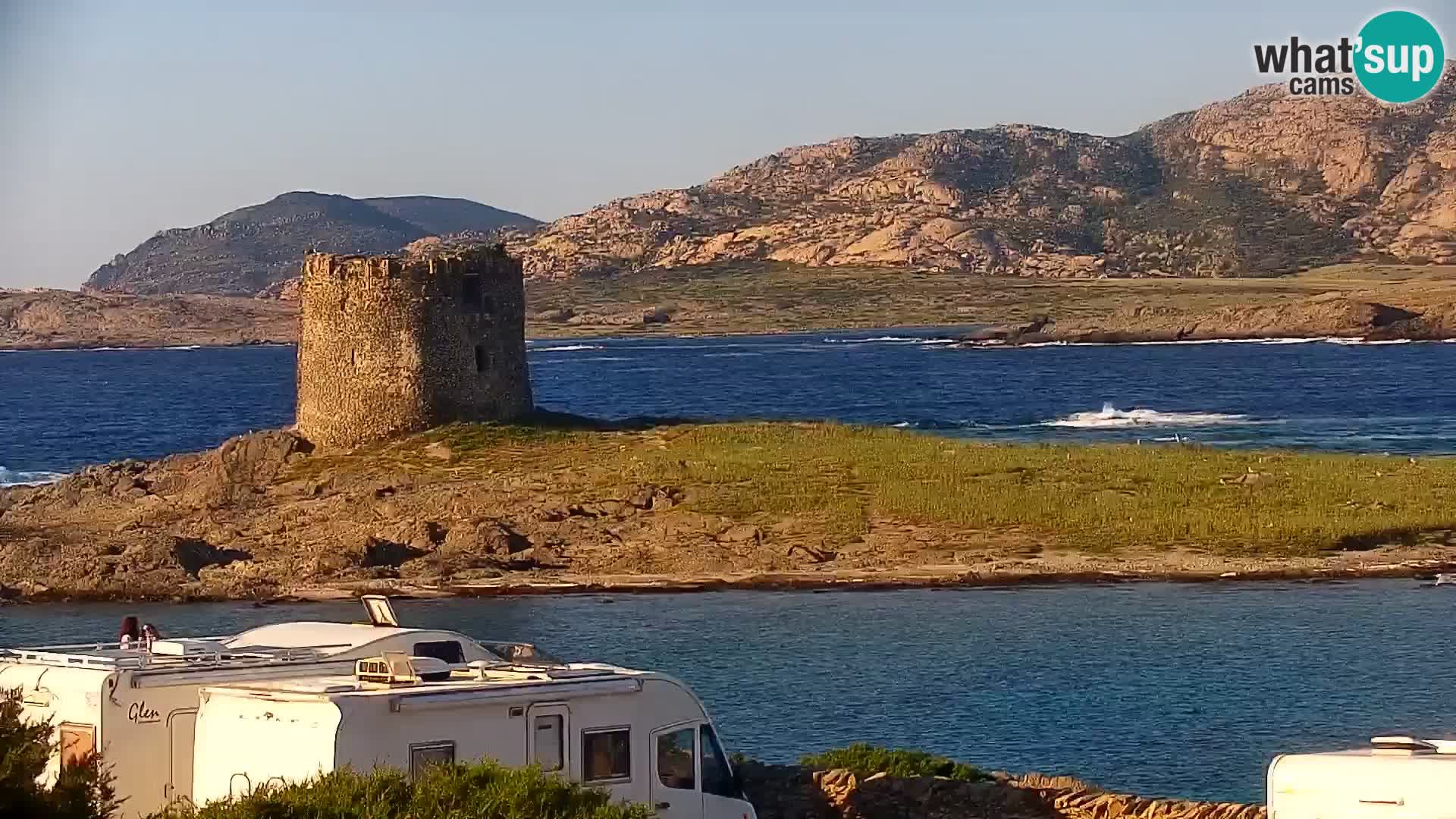 Capo Falcone webcam Stintino – Spiaggia La Pelosa