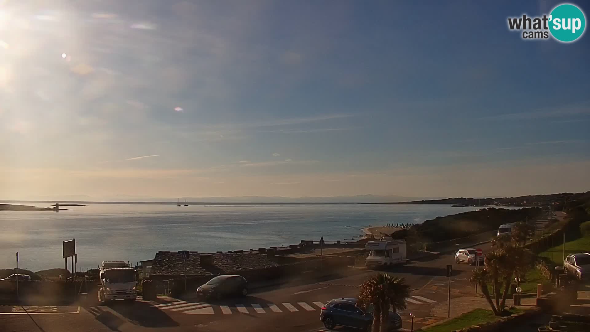 Stintino Webcam en direct Plage de La Pelosa – Sardaigne – Italie