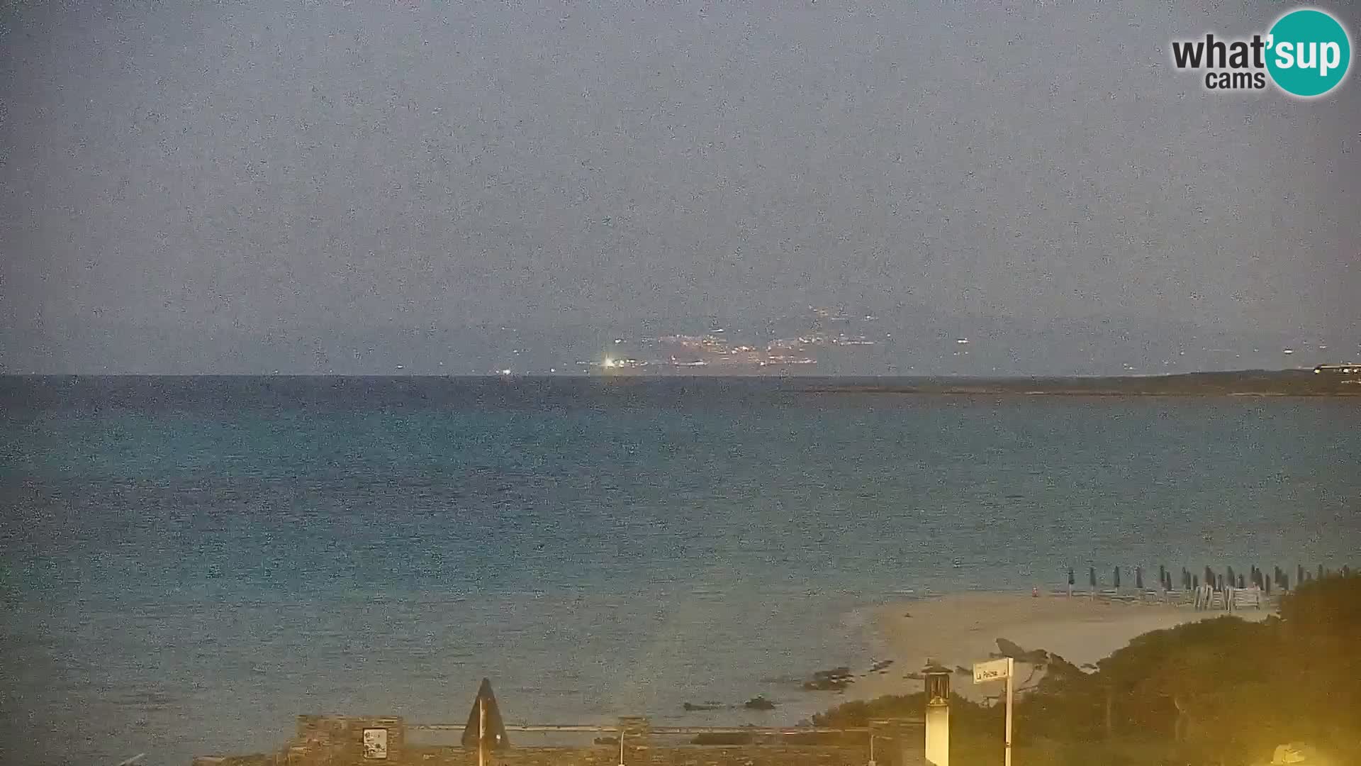 Stintino Webcam en direct Plage de La Pelosa – Sardaigne – Italie