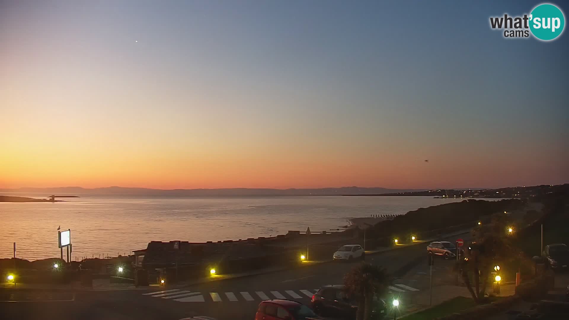 Capo Falcone spletna kamera Stintino – Plaža La Pelosa