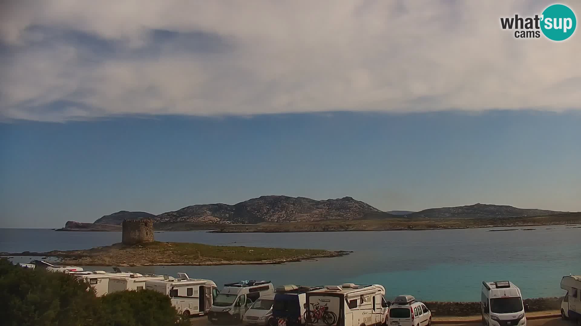 Stintino Cámara web en vivo Playa de La Pelosa – Cerdeña – Italia