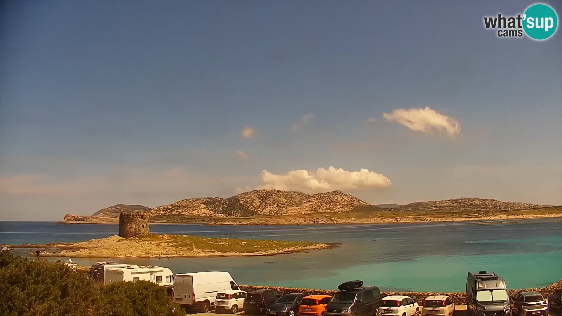 Capo Falcone webcam Stintino – Spiaggia La Pelosa