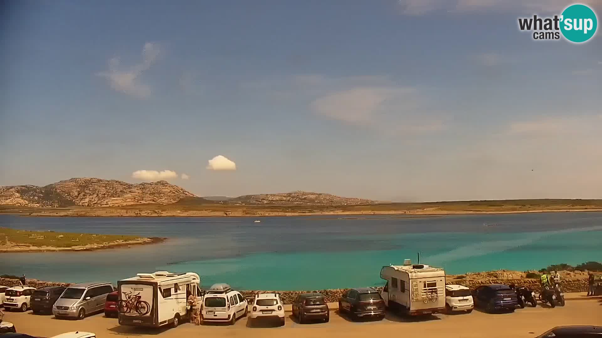Capo Falcone spletna kamera Stintino – Plaža La Pelosa
