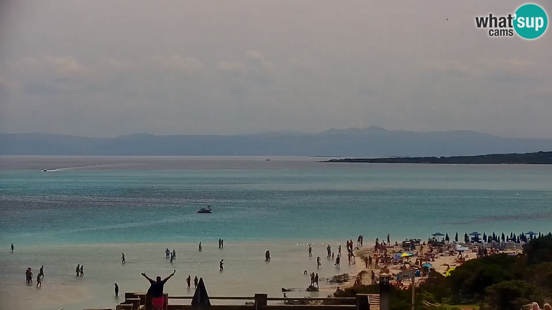 Stintino Cámara web en vivo Playa de La Pelosa – Cerdeña – Italia