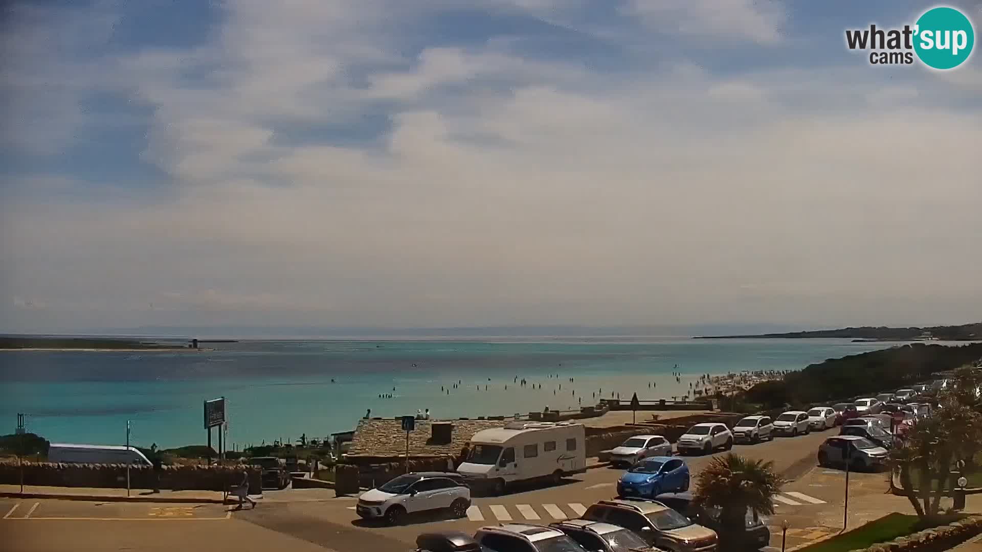 Stintino Webcam en direct Plage de La Pelosa – Sardaigne – Italie