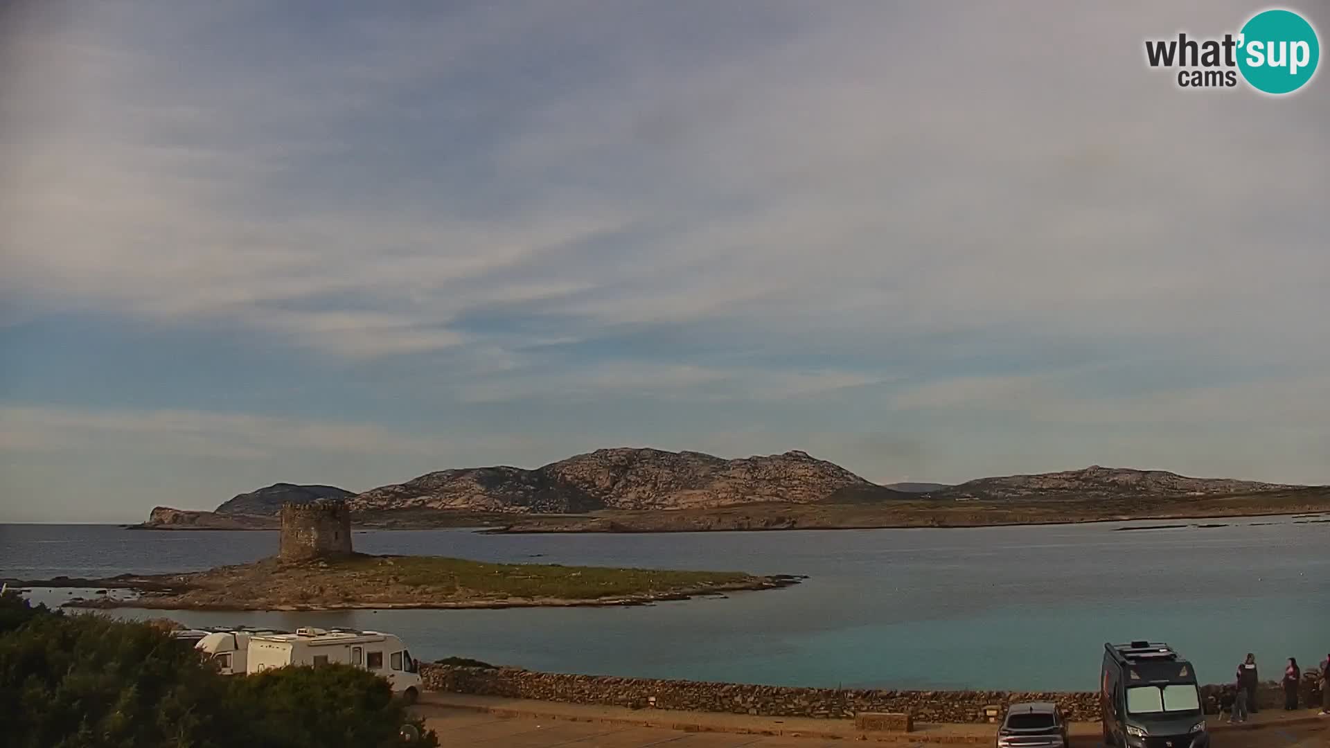 Stintino Web kamera uživo plaža La Pelosa – Sardinija – Italija