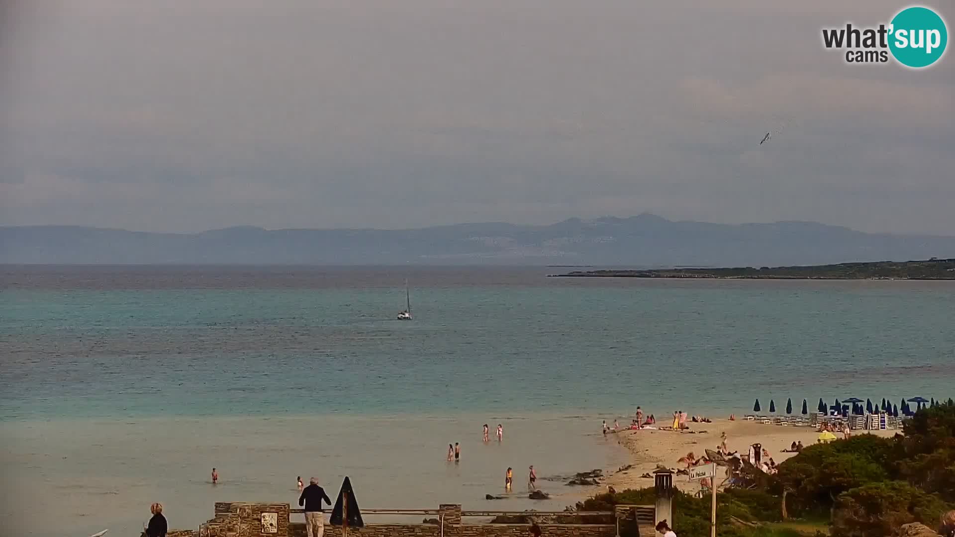 Stintino Webcam en direct Plage de La Pelosa – Sardaigne – Italie