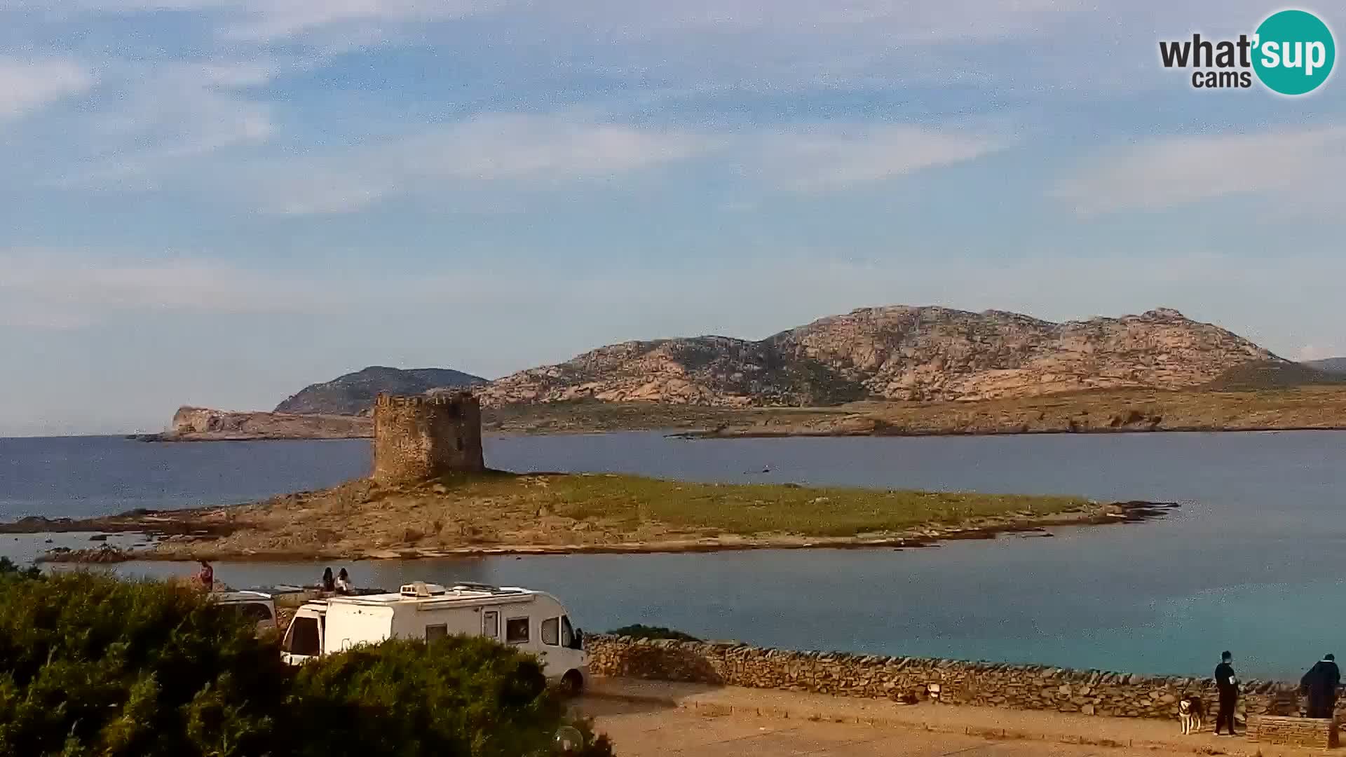 Capo Falcone livecam Stintino – La Pelosa Strand